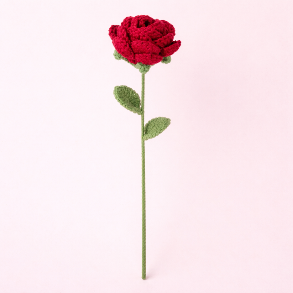 Bouquet de Roses en Crochet